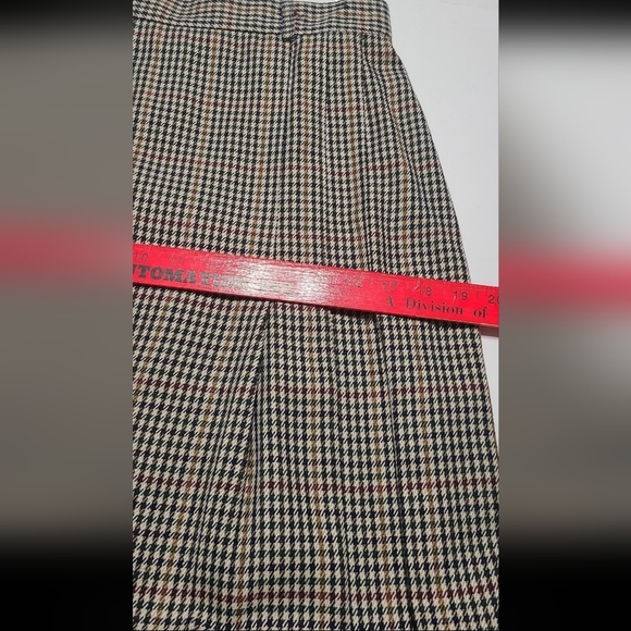 Vintage F Stop Houndstooth A-Line Maxi Skirt Size 12 - Picture 5 of 9